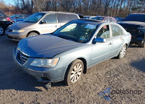 2009 Hyundai Sonata Limited V6 from USA, damaged, VIN 5NPEU46F89H513431